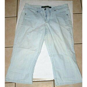 Gloria Vanderbilt jeans womens 6 capri the perfect fit 32 x 18 light blue